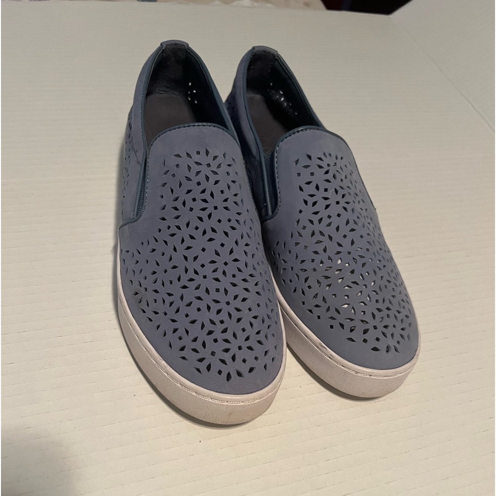 Vionic Splendid Midiperf Teal Suede Slip On Sneakers/ US 7
